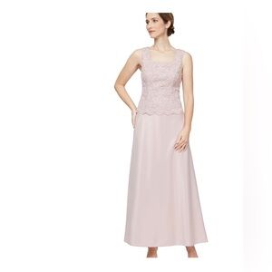 Alex Evenings Plus Size Embroidered Ball Gown